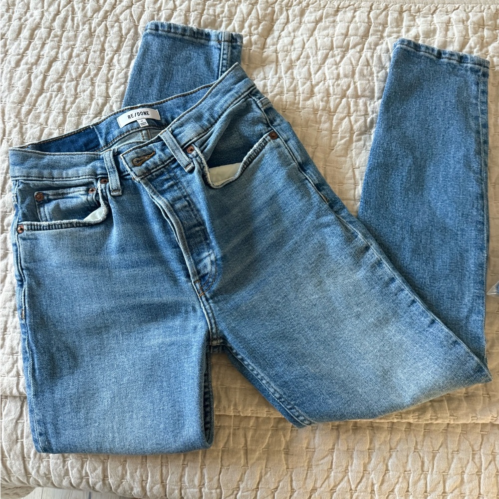 Re/Done High Rise Ankle Crop